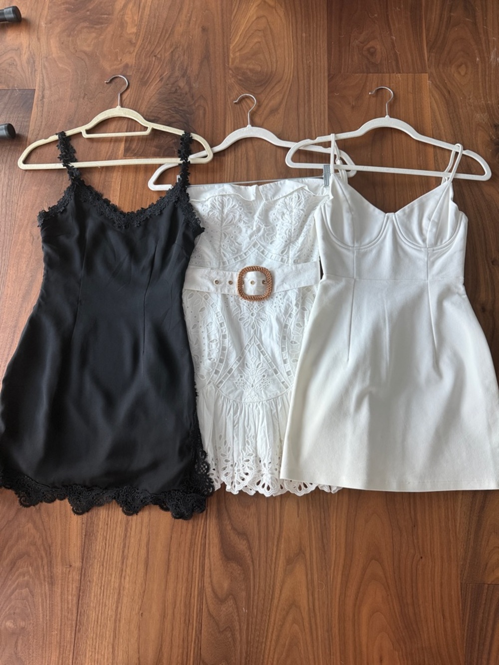 HEMANT & NANDITA + Princess Polly + Superdown (Black and White Mini Dress Trio)